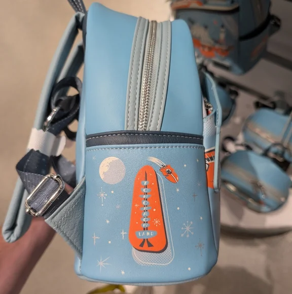 NWT 🌟 Magic Kingdom Loungefly Disney Parks Mini Backpack Tomorrowland - Picture 4 of 5